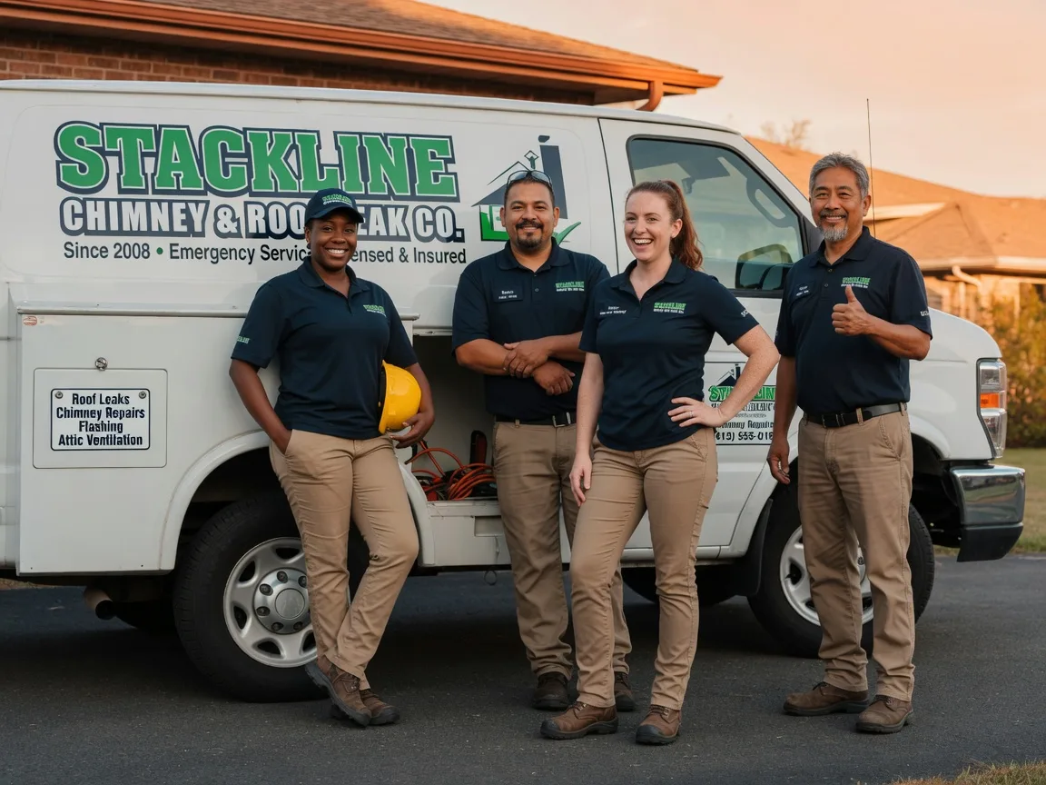 Chimney flashing repair company in Westville, OK
